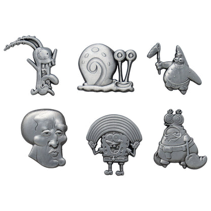SpongeBob SquarePants Limited Edition Set of 6 Pin Badges 6 Pack of Pins