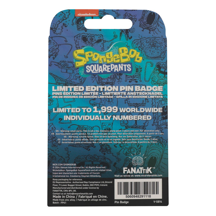 SpongeBob SquarePants Bubble Pin Badge Pin Badge