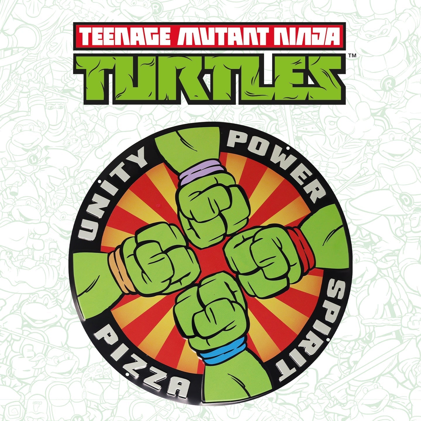 Teenage Mutant Ninja Turtles Pizza Power Tin Sign Tin Sign