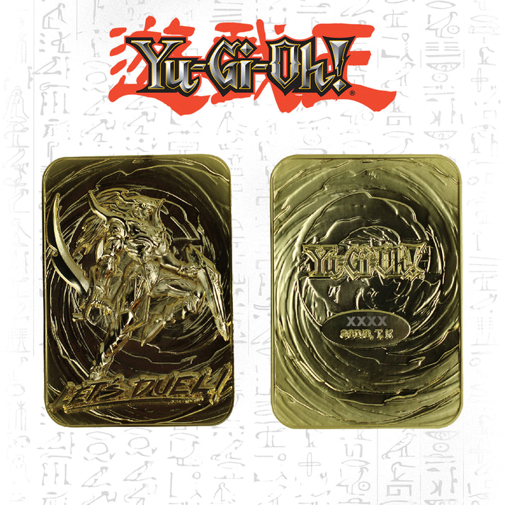 Yu-Gi-Oh! Limited Edition 24k Gold Plated Black Luster Soldier Metal Card Ingot
