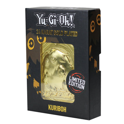 Yu-Gi-Oh! Limited Edition 24k Gold Plated Kuriboh Metal Card Ingot