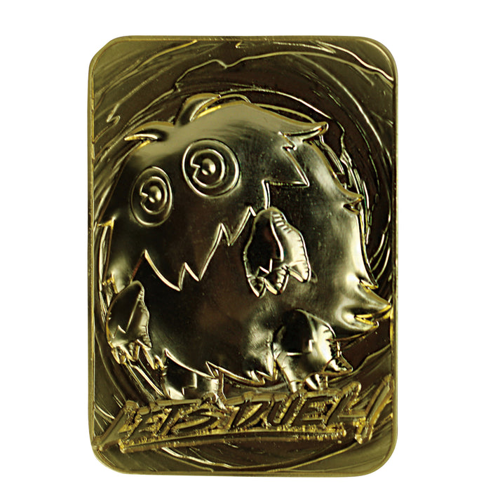 Yu-Gi-Oh! Limited Edition 24k Gold Plated Kuriboh Metal Card Ingot