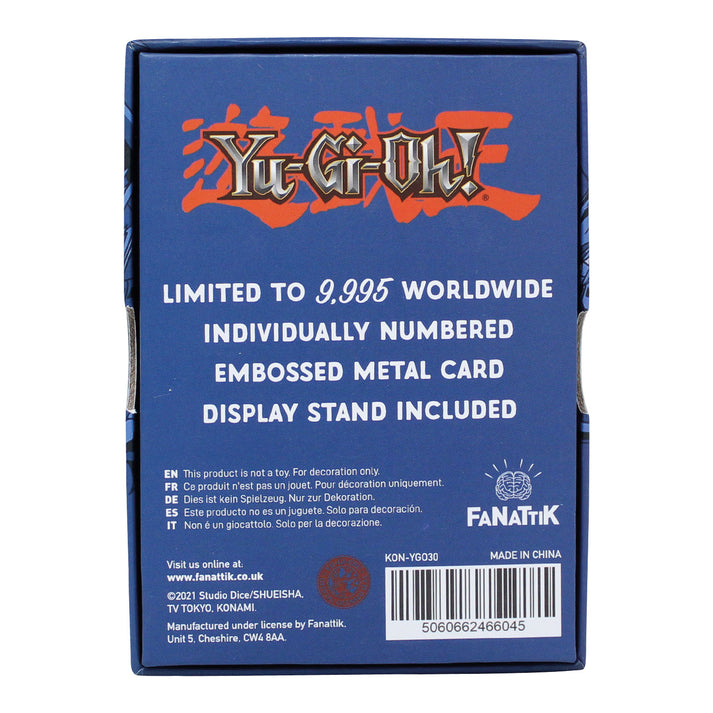 Yu-Gi-Oh! Limited Edition Blue Eyes Ultimate Dragon Metal Card Ingot