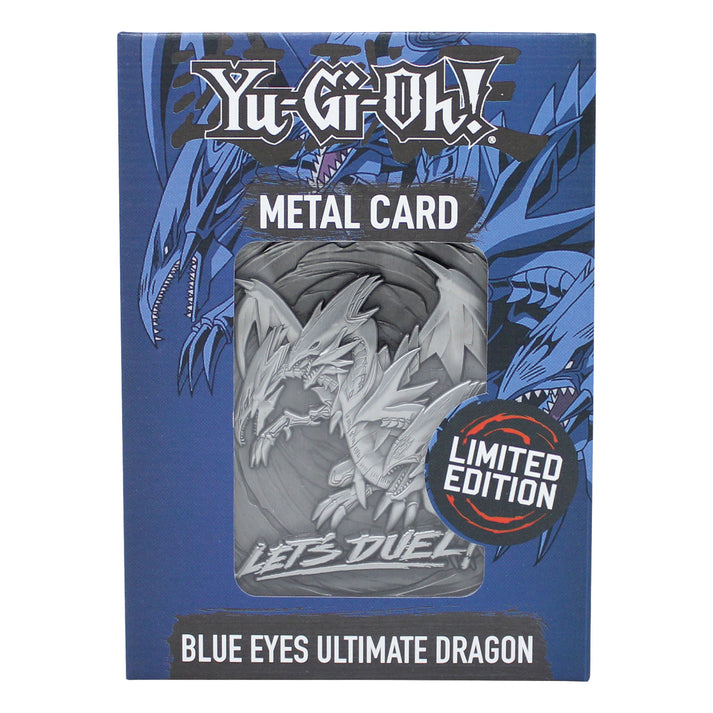 Yu-Gi-Oh! Limited Edition Blue Eyes Ultimate Dragon Metal Card Ingot