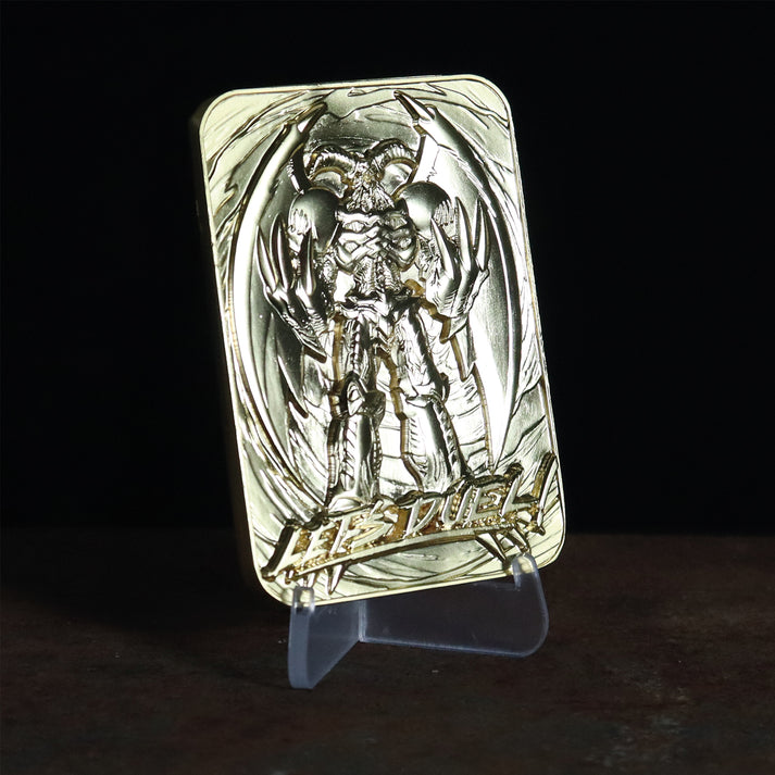 Yu-Gi-Oh! Limited Edition 24k Gold Plated Summoned Skull Metal Card Ingot