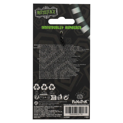 Beetlejuice Handbook of the Recently Deceased Keyring Key Ring