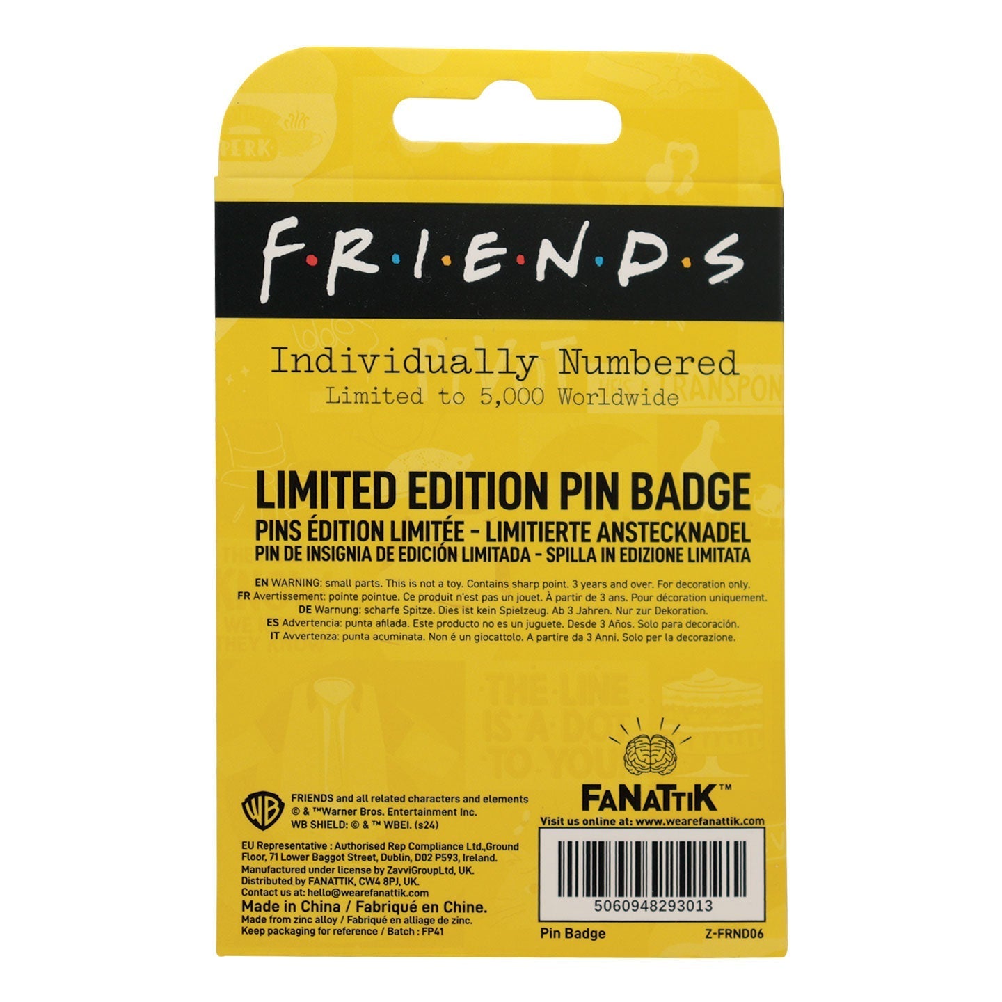 Friends Frame Pin Badge Pin Badge
