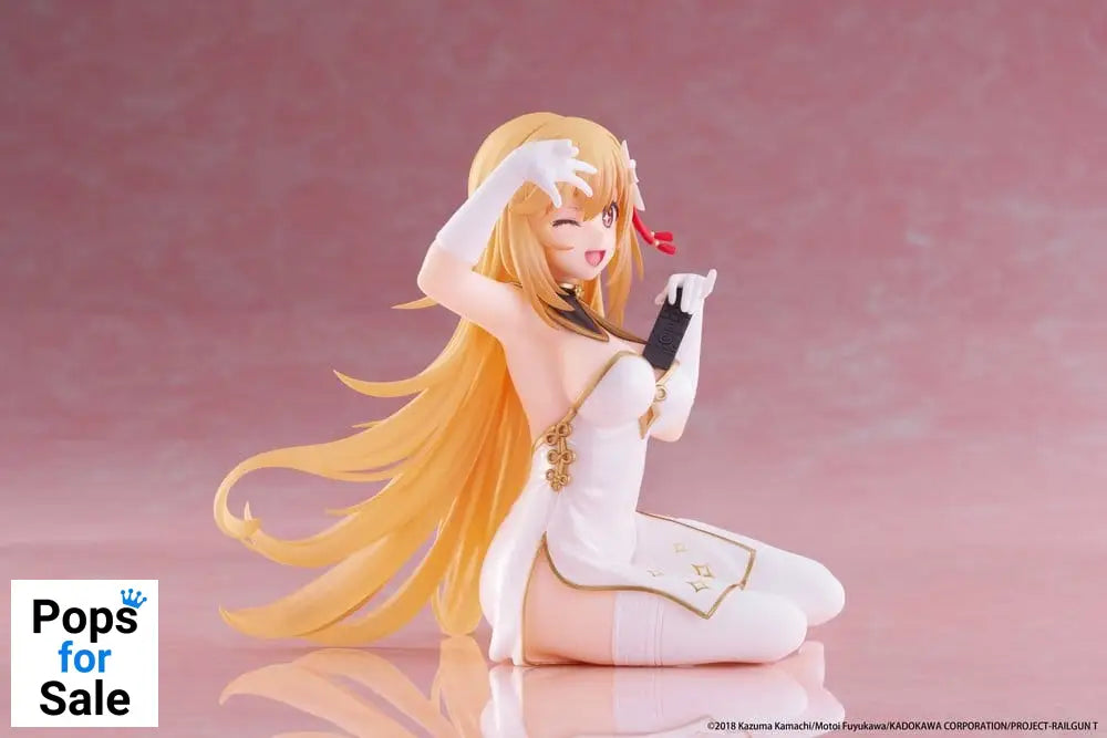 A Certain Scientific Railgun PVC Statue Desktop Cute Figure Misaki Shokuho Chinese Dress Ver. 13 cm