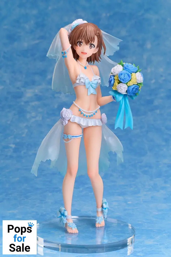 A Certain Scientific Railgun T PVC Statue 1/7 Mikoto Misaka Wedding Swimsuit Ver. 25 cm