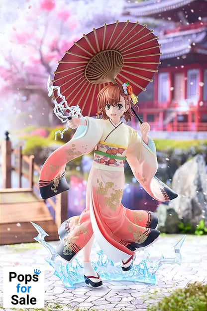 A Certain Scientific Railgun T Statue 1/7 Mikoto Misaka Furisode Kimono Ver. 28 cm