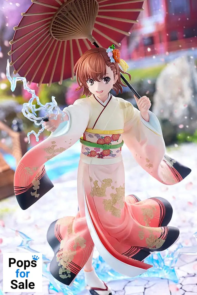 A Certain Scientific Railgun T Statue 1/7 Mikoto Misaka Furisode Kimono Ver. 28 cm Statues