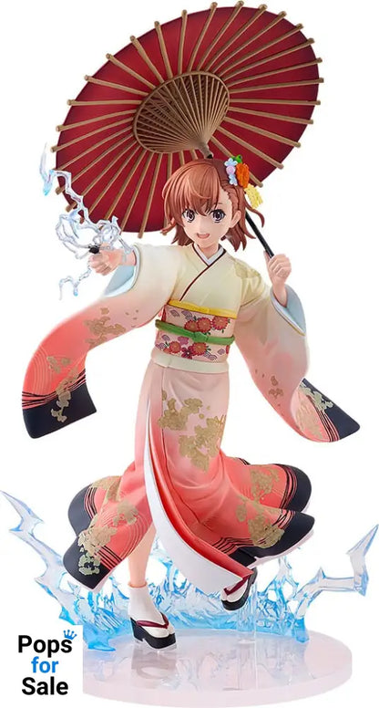 A Certain Scientific Railgun T Statue 1/7 Mikoto Misaka Furisode Kimono Ver. 28 cm