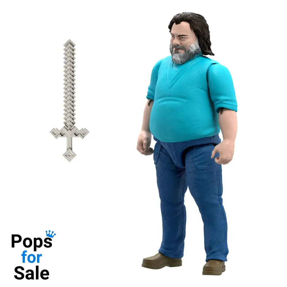A Minecraft Movie Action Figure Large Steve 30 cm
