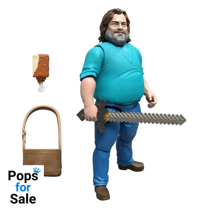 A Minecraft Movie Action Figure Steve 10 cm
