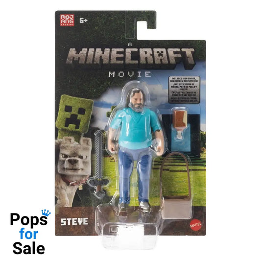 A Minecraft Movie Action Figure Steve 10 cm