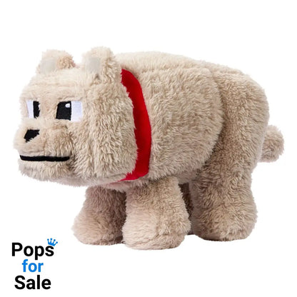 A Minecraft Movie Plush Figure Dennis the Wolf 20 cm