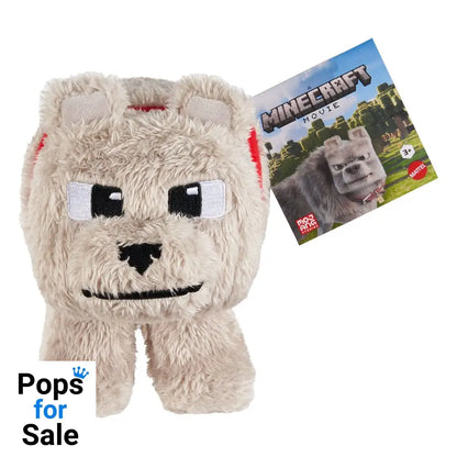 A Minecraft Movie Plush Figure Dennis the Wolf 20 cm