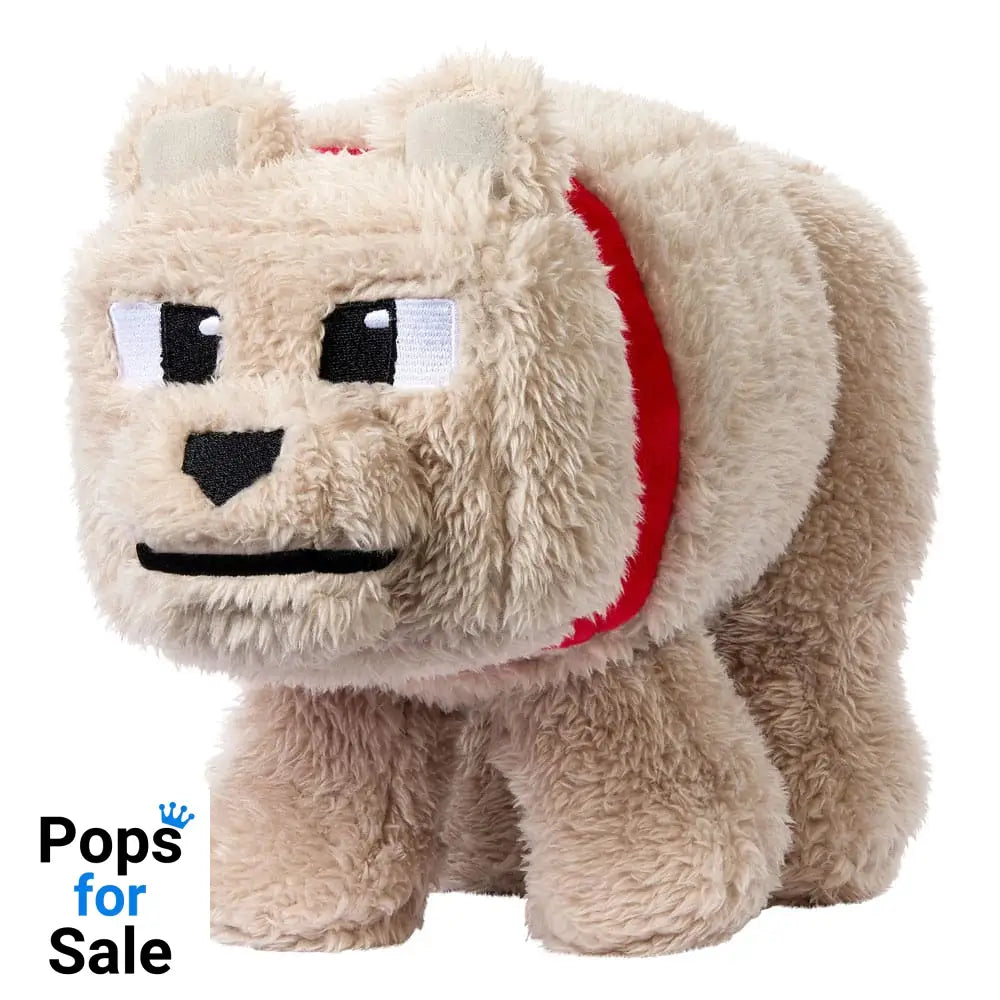 A Minecraft Movie Plush Figure Dennis the Wolf 20 cm