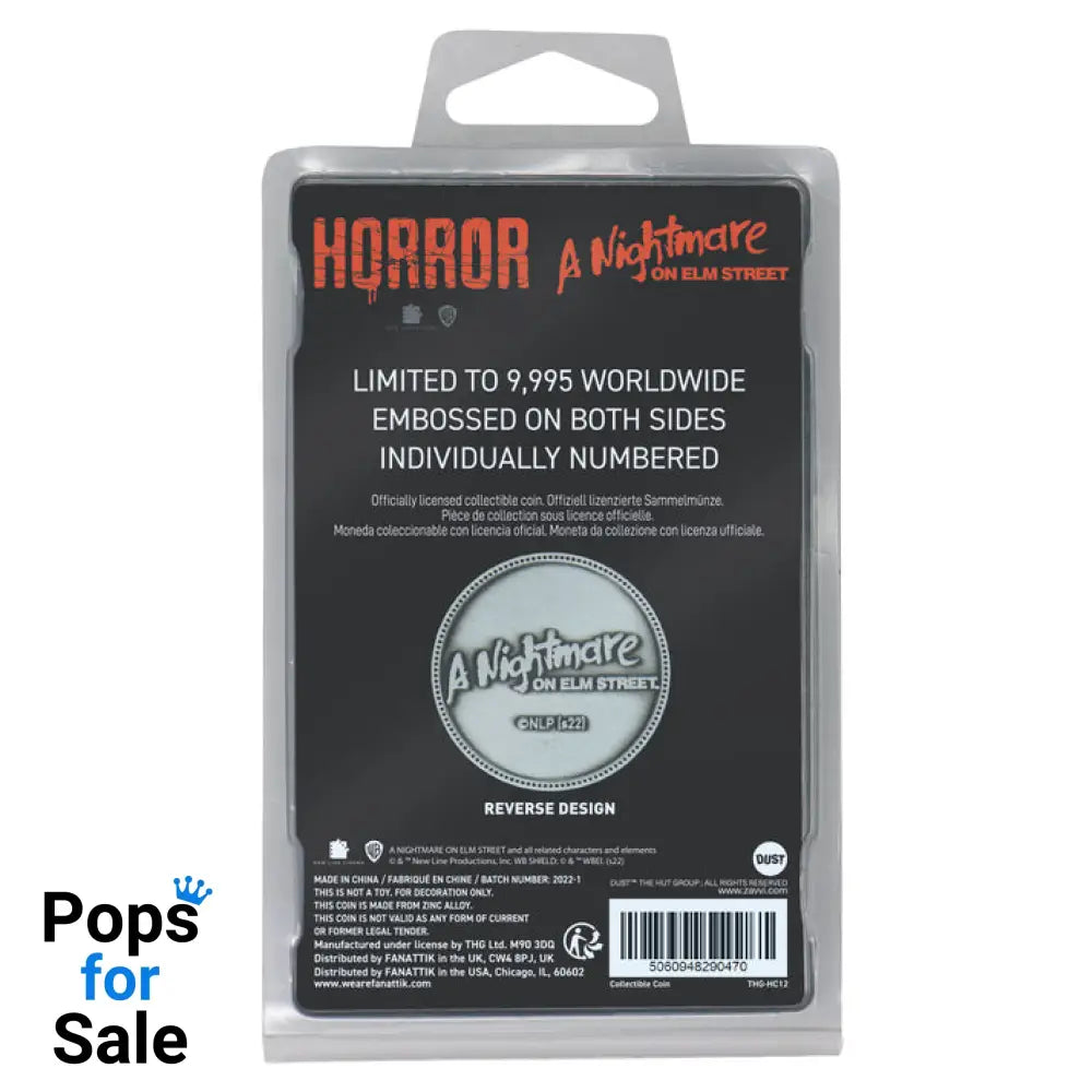 A Nightmare on Elm Street Limited Edition Collectible Coin Coin