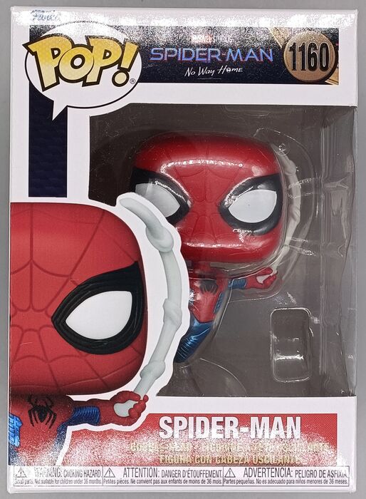 #1160 Spider-Man (Swinging) Metallic - Marvel No Way Home Funko POP