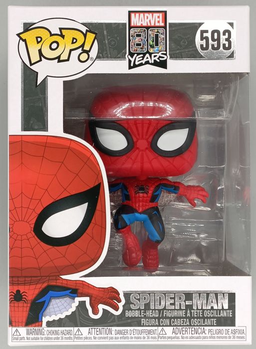 #593 Spider-Man (First Appearance) - Marvel 80 Years Funko POP