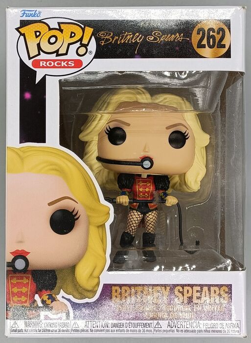 262 Britney Spears (Circus) - Rocks - Box Damaged Funko POP