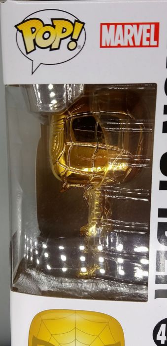 #440 Iron Spider (Gold) Chrome Marvel Studios 10 Box Damaged Funko POP