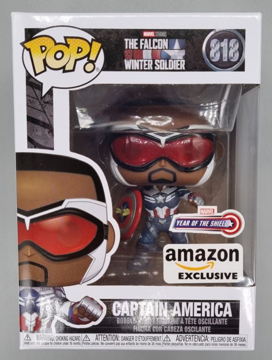 #818 Captain America (Shield) Marvel Falcon & Winter Soldier Funko POP