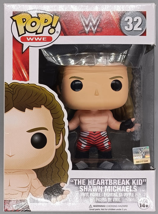 #32 The Heartbreak Kid Shawn Michaels - WWE - Box Damaged Funko POP