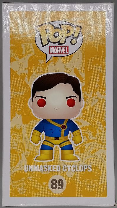 #89 Unmasked Cyclops - Marvel X-Men - Box Damaged Funko POP