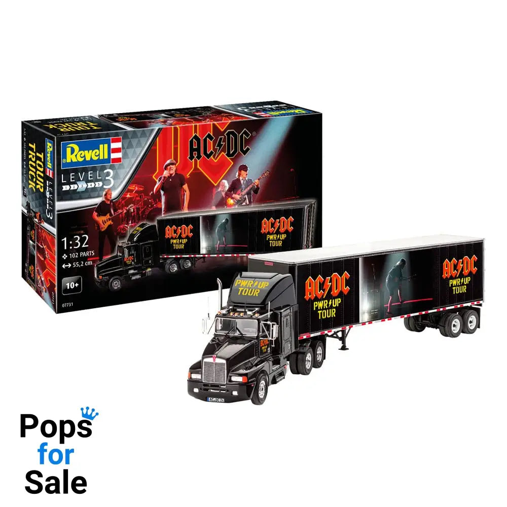 AC/DC Model Kit Gift Set Tour Truck & Trailer 55 cm