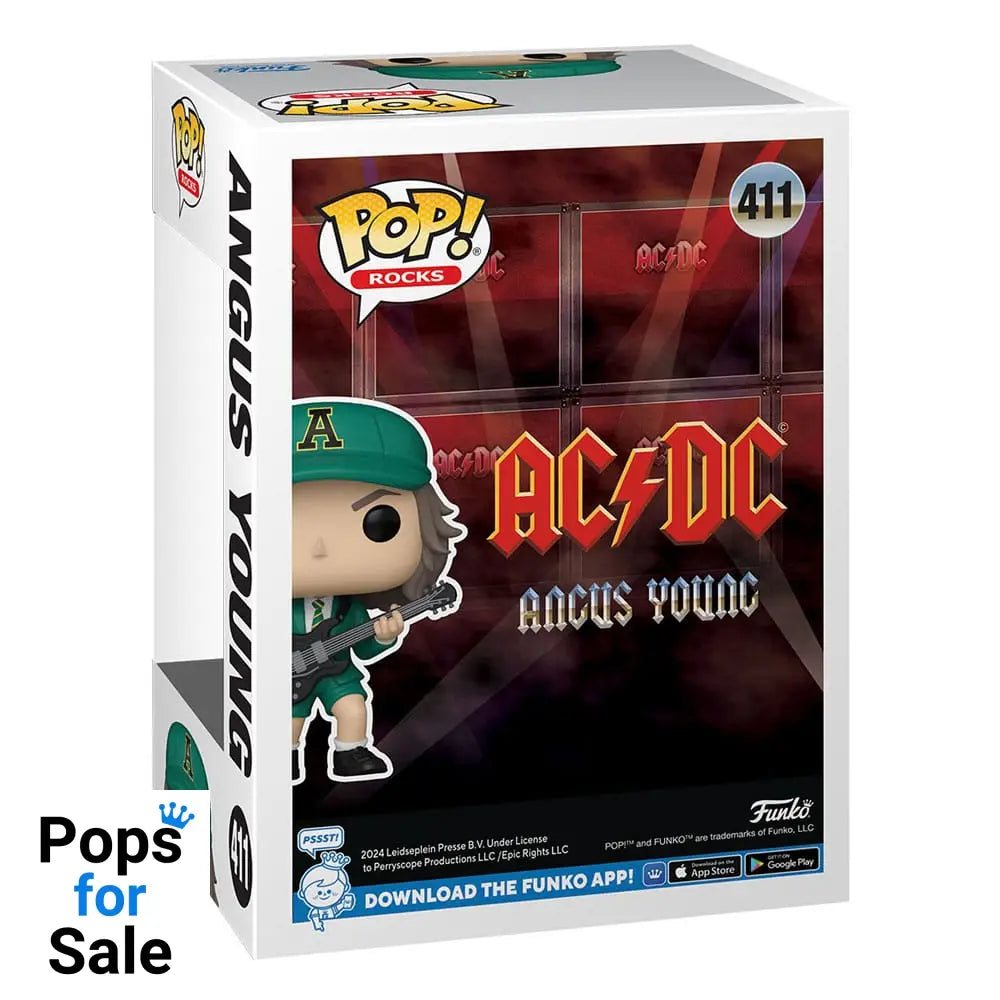 AC/DC POP! Rocks Vinyl Figure Angus Young(Green) 9 cm