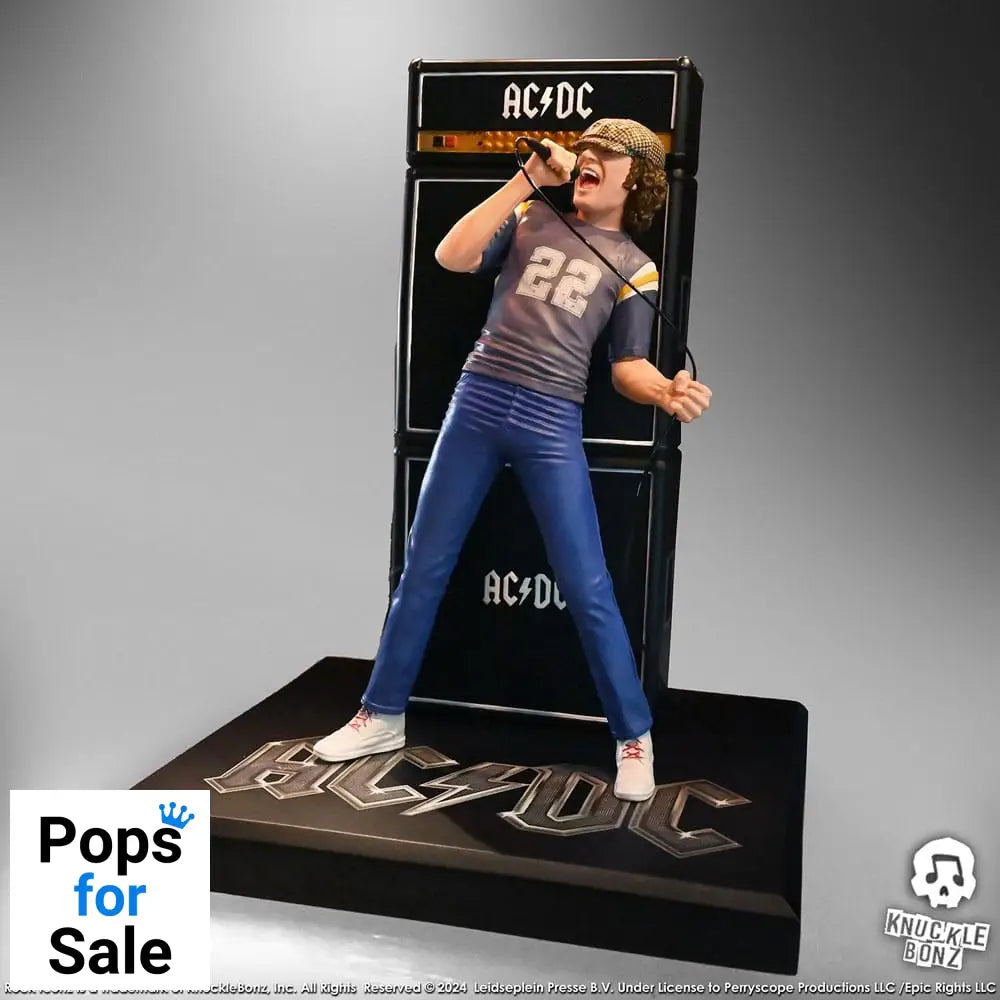 AC/DC Rock Iconz Statue Brian Johnson 23 cm Statues