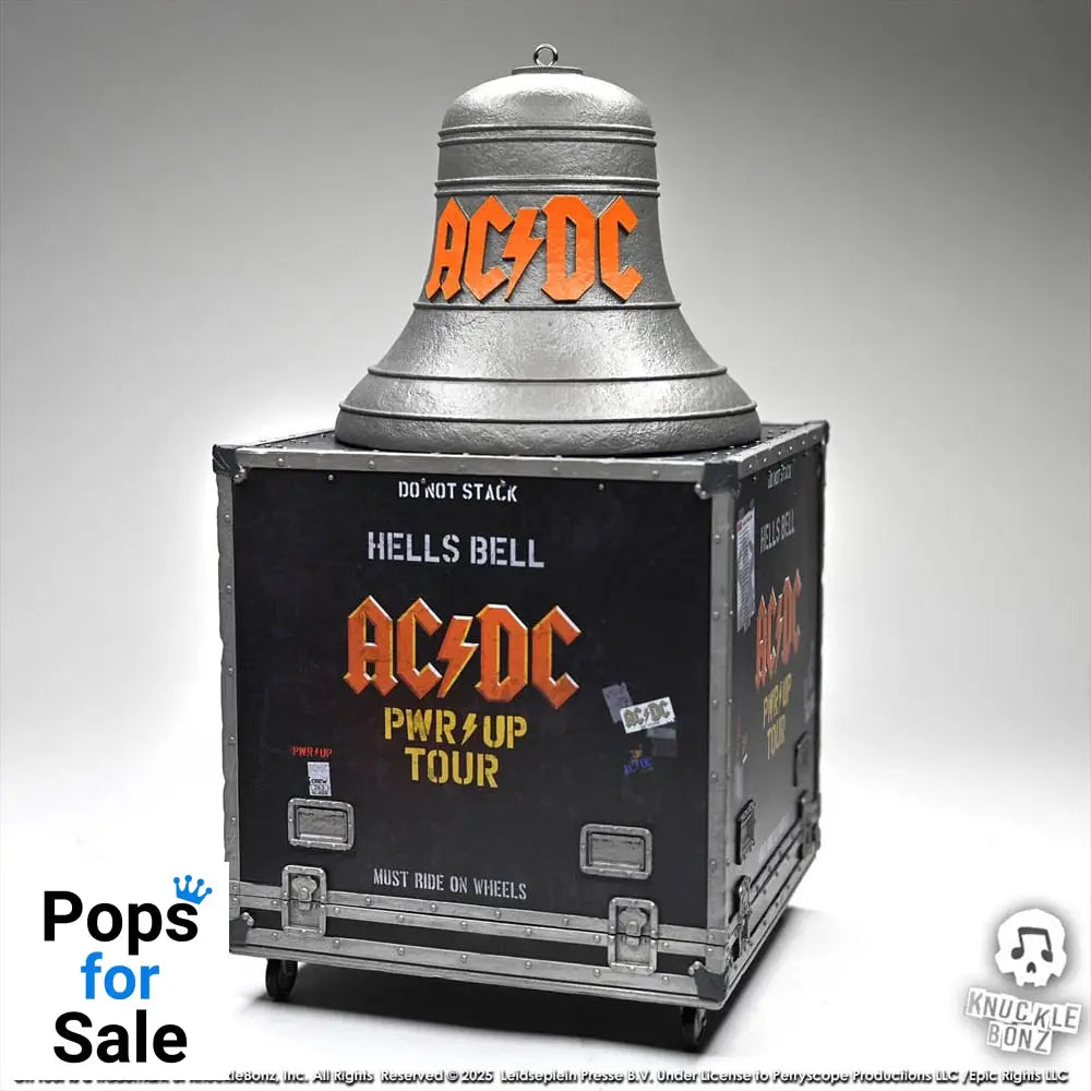 AC/DC Rock Ikonz On Tour Statue PWR UP Tour Hells Bell