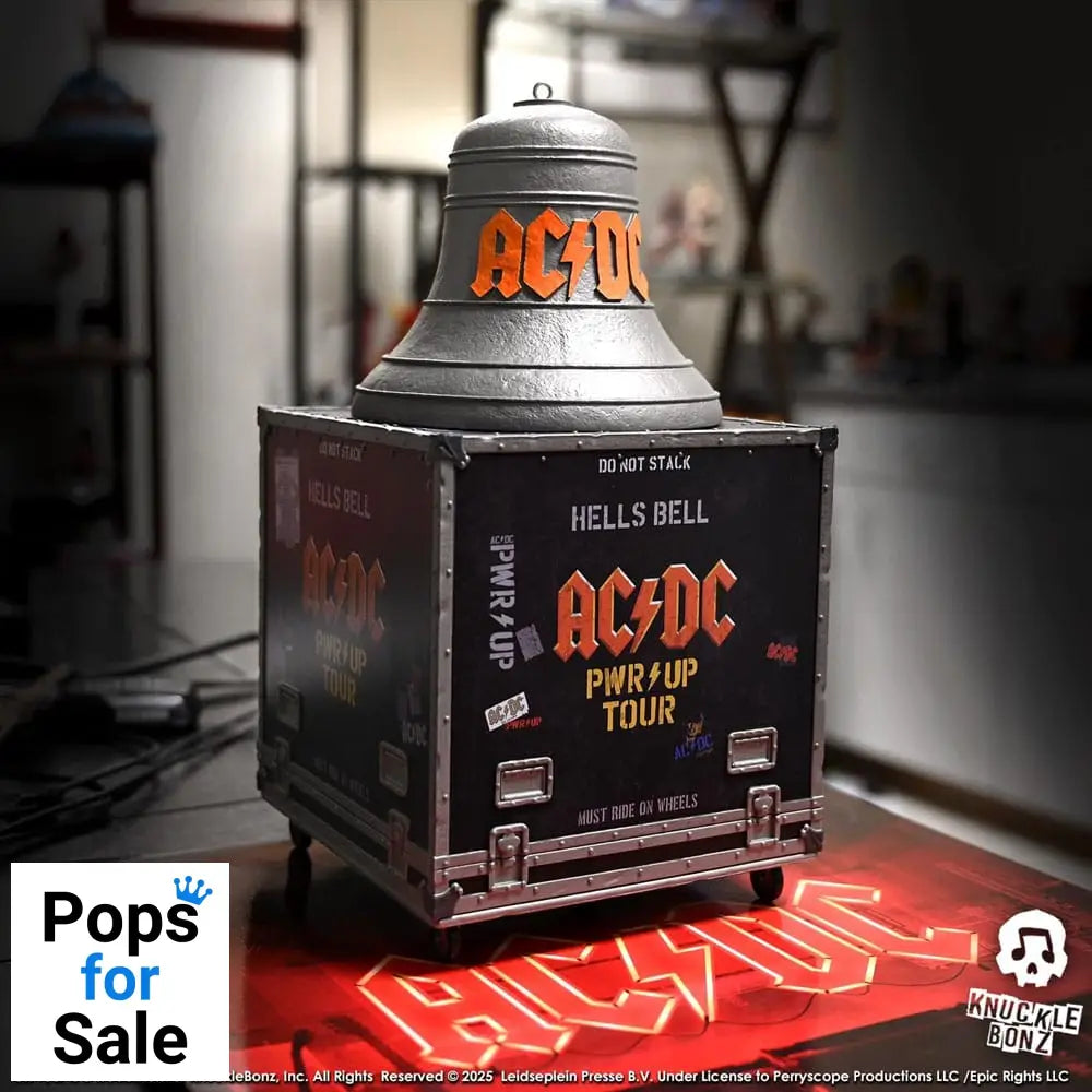 AC/DC Rock Ikonz On Tour Statue PWR UP Tour Hells Bell