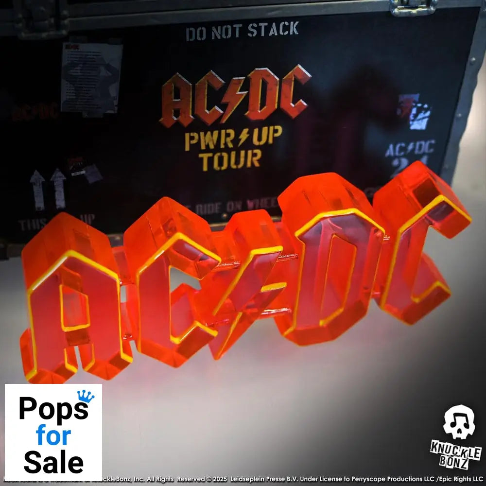 AC/DC Rock Ikonz On Tour Statue PWR UP Tour Road Case