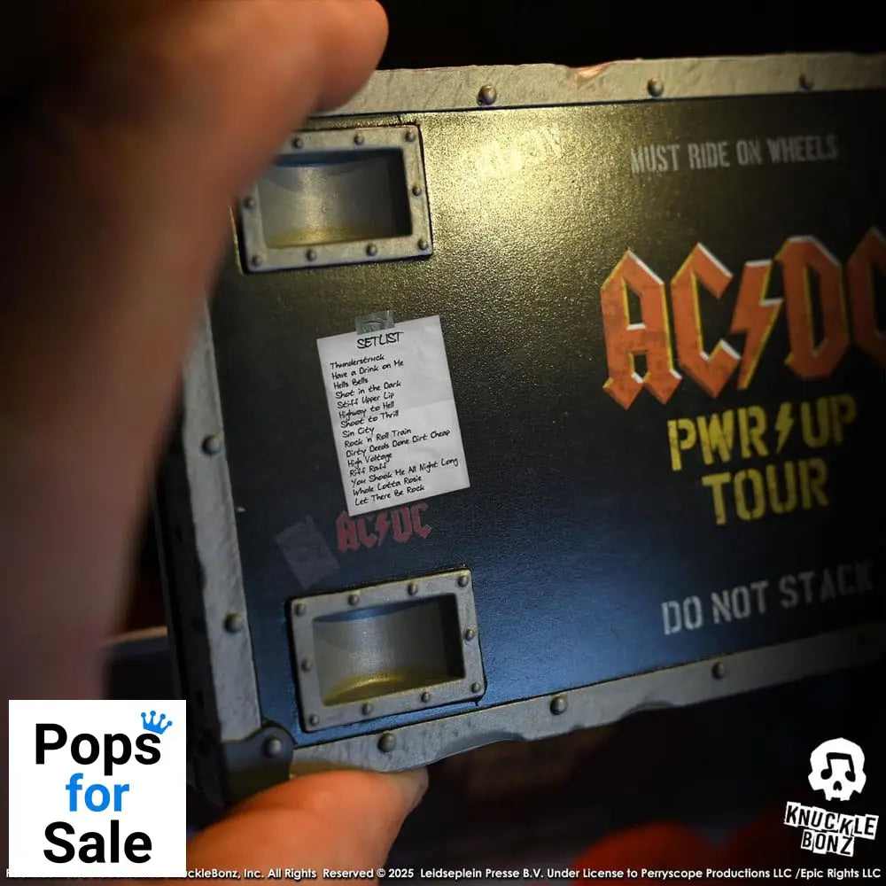 AC/DC Rock Ikonz On Tour Statue PWR UP Tour Road Case