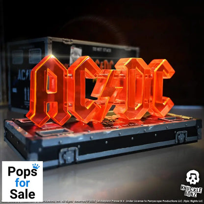 AC/DC Rock Ikonz On Tour Statue PWR UP Tour Road Case Statues