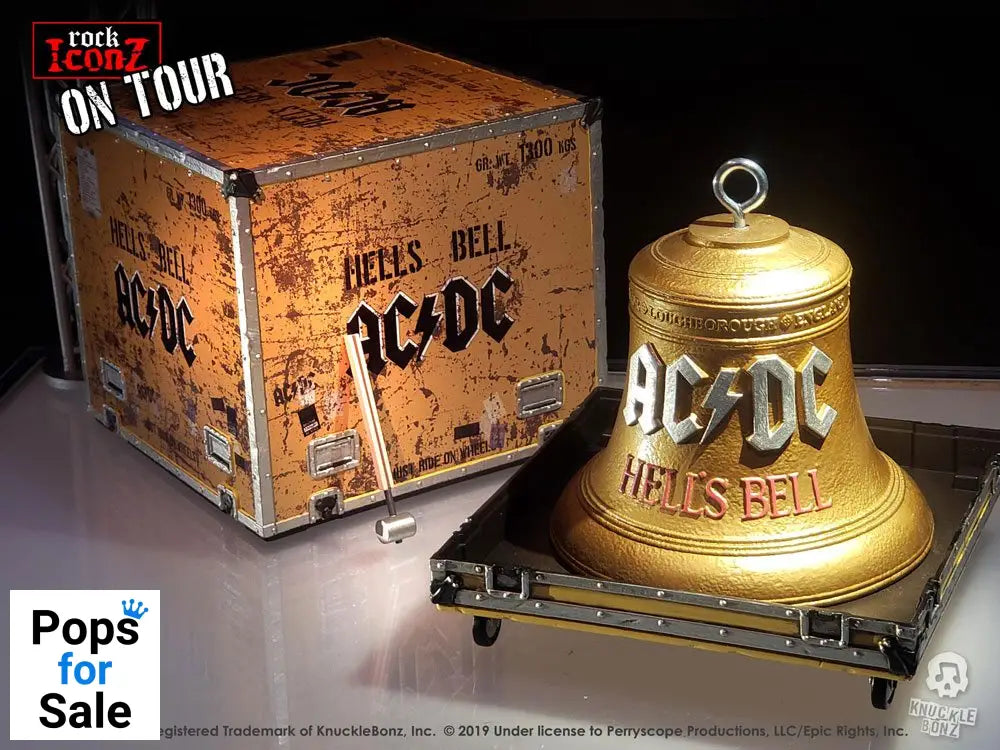 AC/DC Rock Ikonz On Tour Statues Hell's Bell