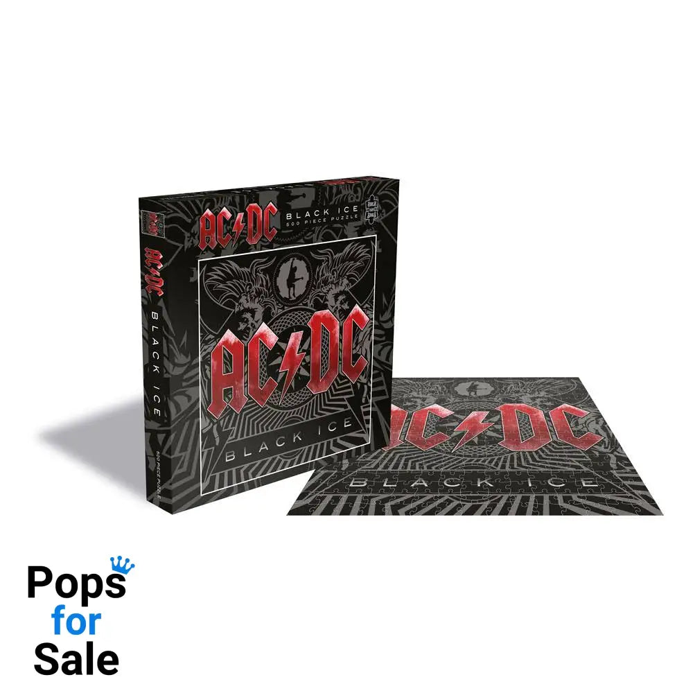 AC/DC Rock Saws Jigsaw Puzzle Black Ice (500 pieces)