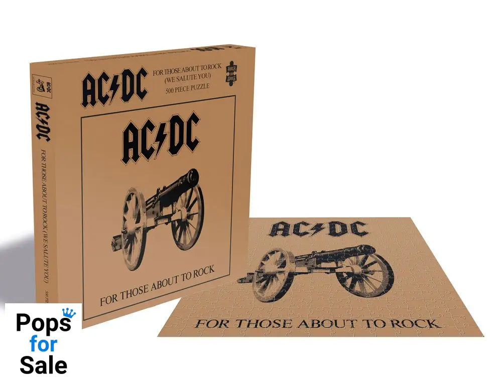 AC/DC Rock Saws Jigsaw Puzzle For Those About To Rock (500 pieces)