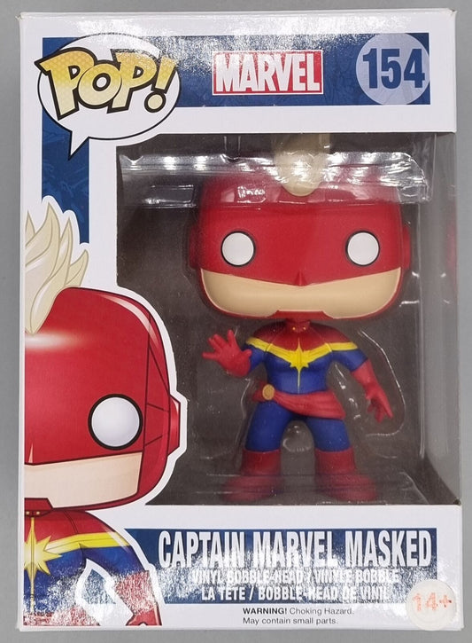 #154 Captain Marvel Masked - Marvel Funko POP