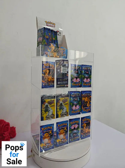 Acryl Counter Display for Trading Card Booster Packs