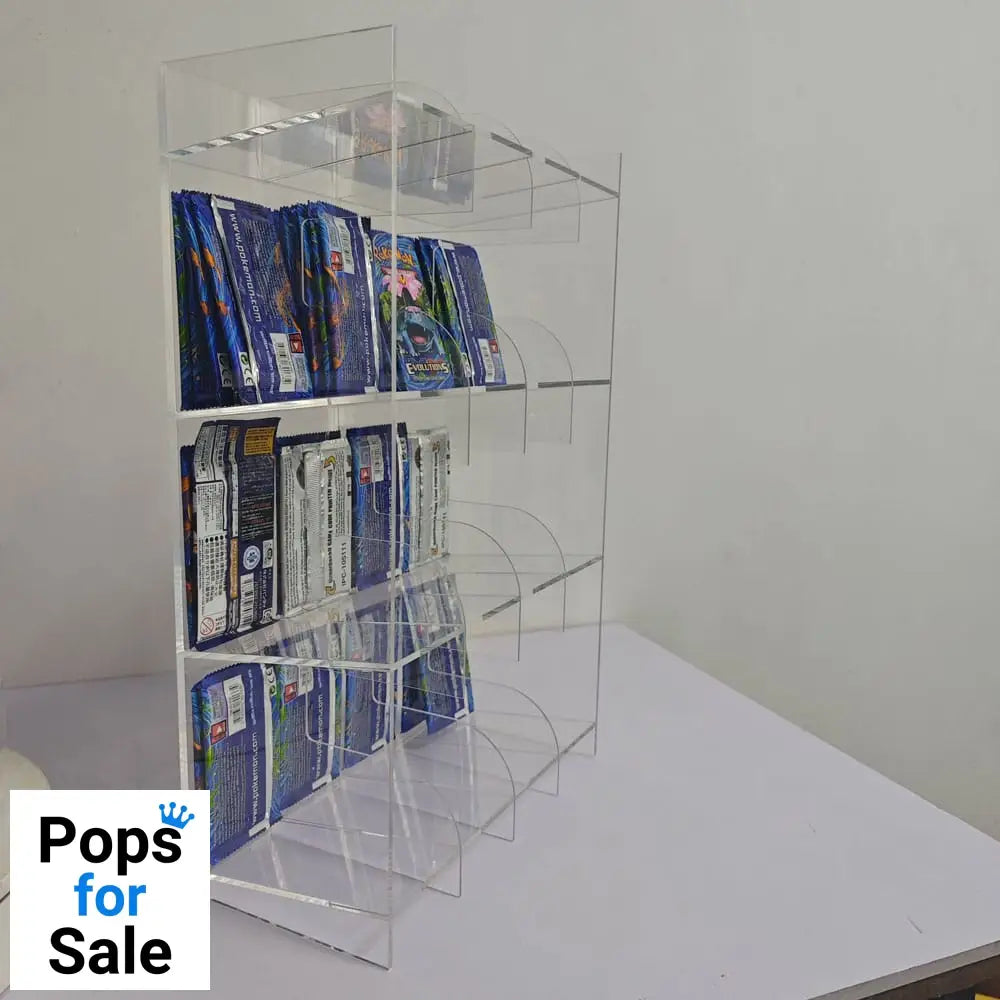 Acryl Counter Display for Trading Card Booster Packs
