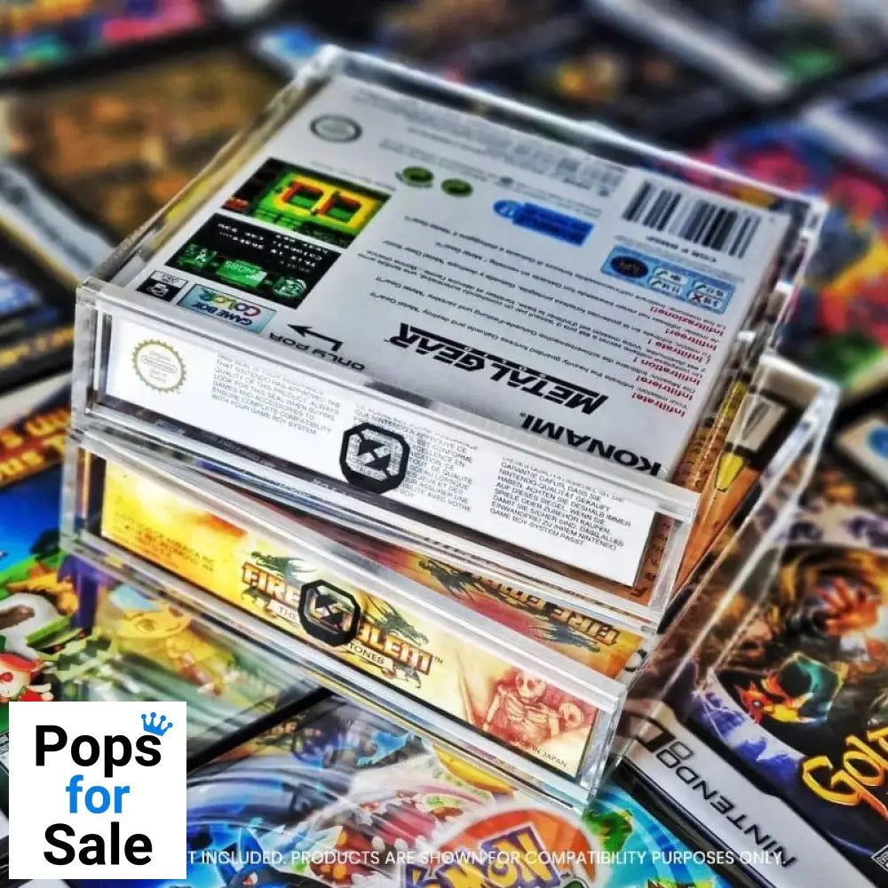 Acrylic Case 2-Pack for Gameboy/Gameboy Advance Games