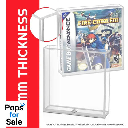 Acrylic Case 2-Pack for Gameboy/Gameboy Advance Games Boxes & Pouches