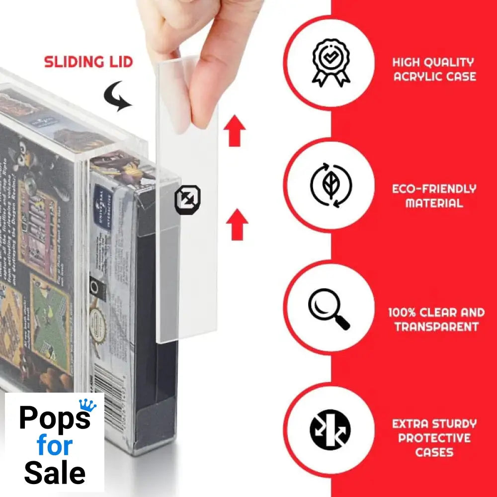 Acrylic Case 2-Pack for Gameboy/Gameboy Advance Games