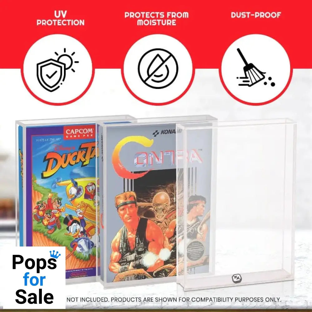 Acrylic Case 2-Pack for NES Games