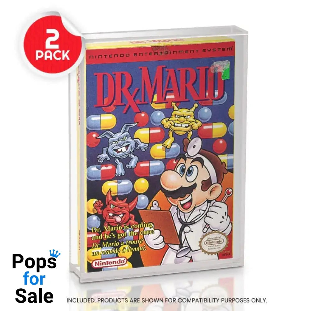 Acrylic Case 2-Pack for NES Games