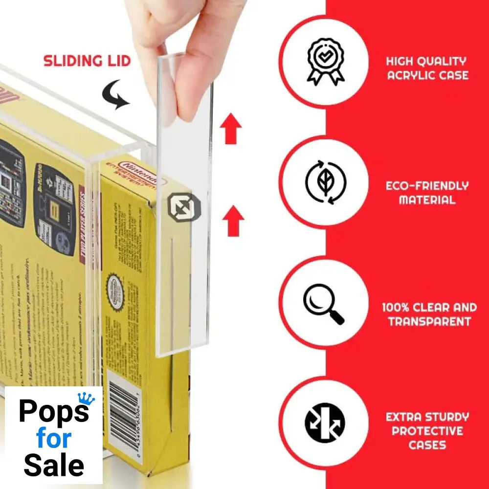 Acrylic Case 2-Pack for NES Games